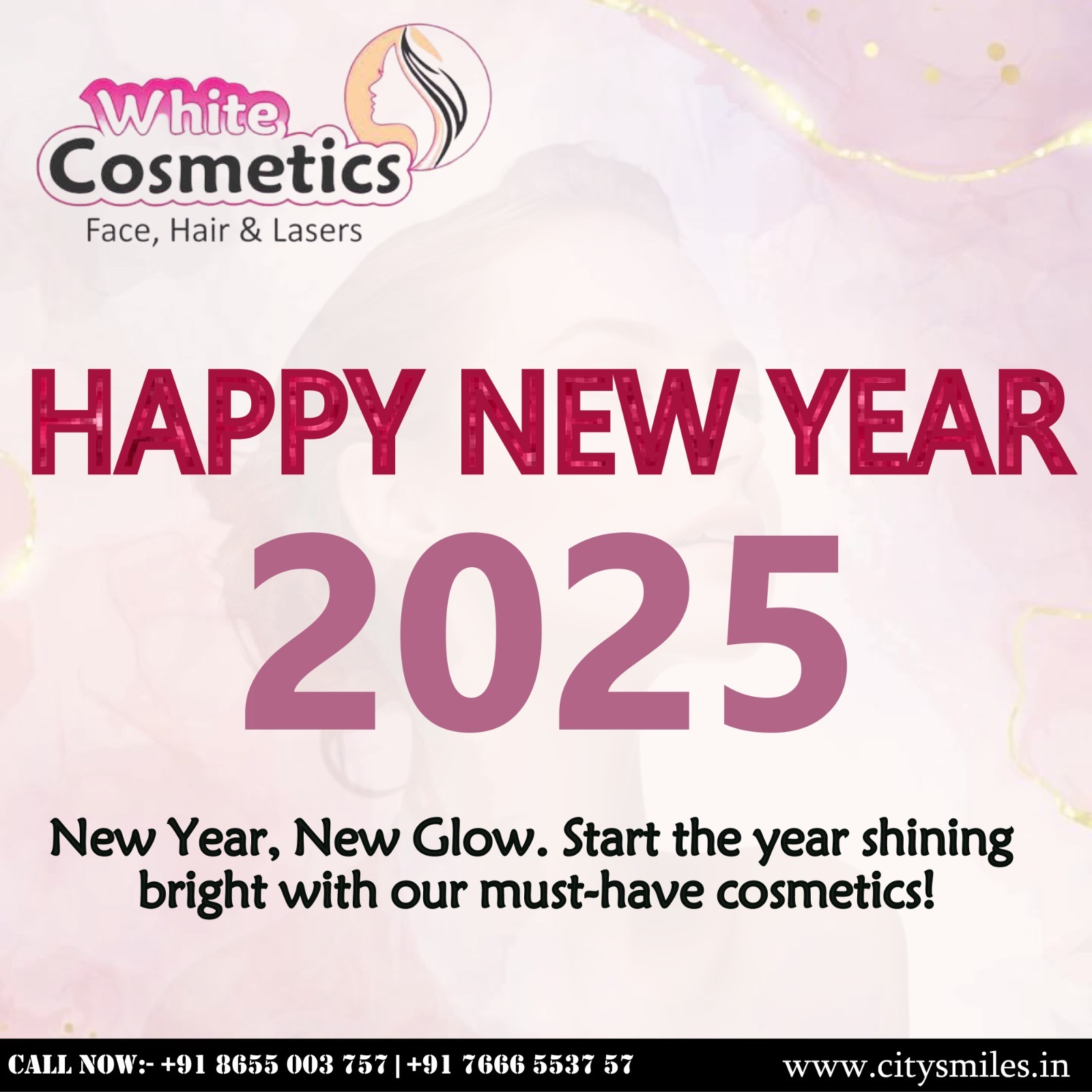 Happy New Year 2025 from White Cosmetics